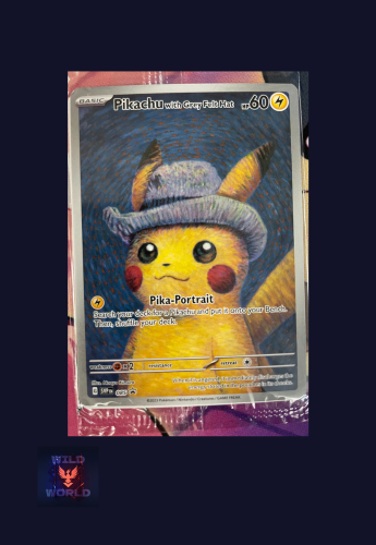 POKEMON - PIKACHU with Grey Felt Hat - EN